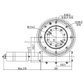 SDE7 Solar Tracking Snuwing Drive Worm Gear avec double axe